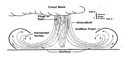 Microburstcrosssection