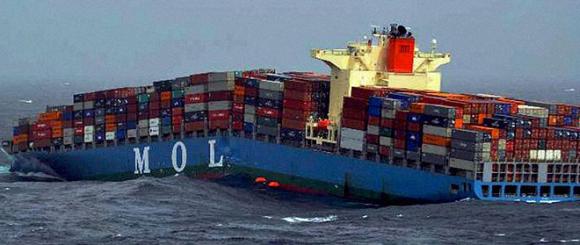 Container ship MOL Comfort Breaks in Two off Yemen, Crew Rescued - Old 