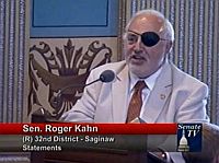 Senator with "Pirate" Eyepatch