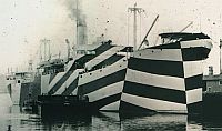 Cargo Ship SS West Mahomet in Dazzle 1918
