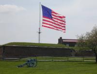 The Star Spangled Banner over Fort McHenry