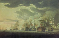 The Battle of Cape St Vincent, 14 February 1797 by Robert Cleveley