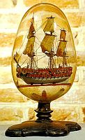 Ship in a bottle -- 1784